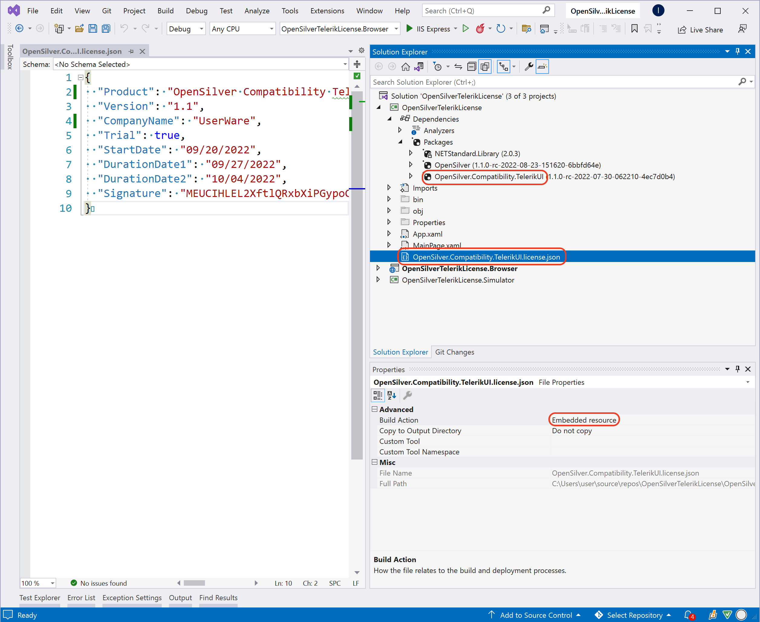 OpenSilver Compatibility TelerikUI